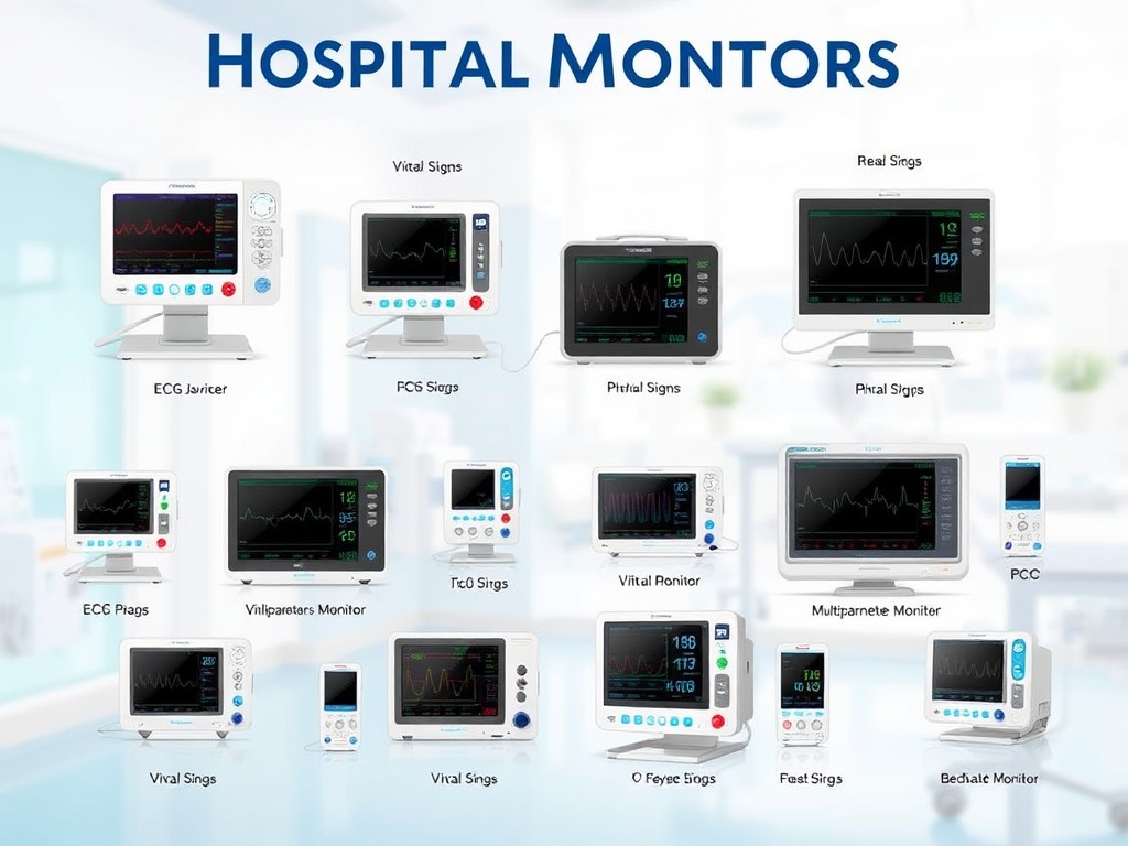 انواع مختلف مانیتورینگ بیمارستانی