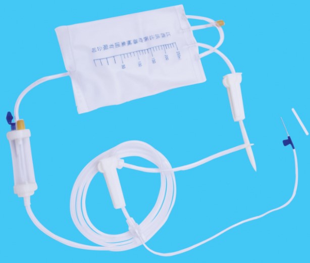 ست سرم اچ دی HD (یکبار مصرف) مدل کیسه‌ای با فیلتر دقیق و قطع کن خودکار مایع
